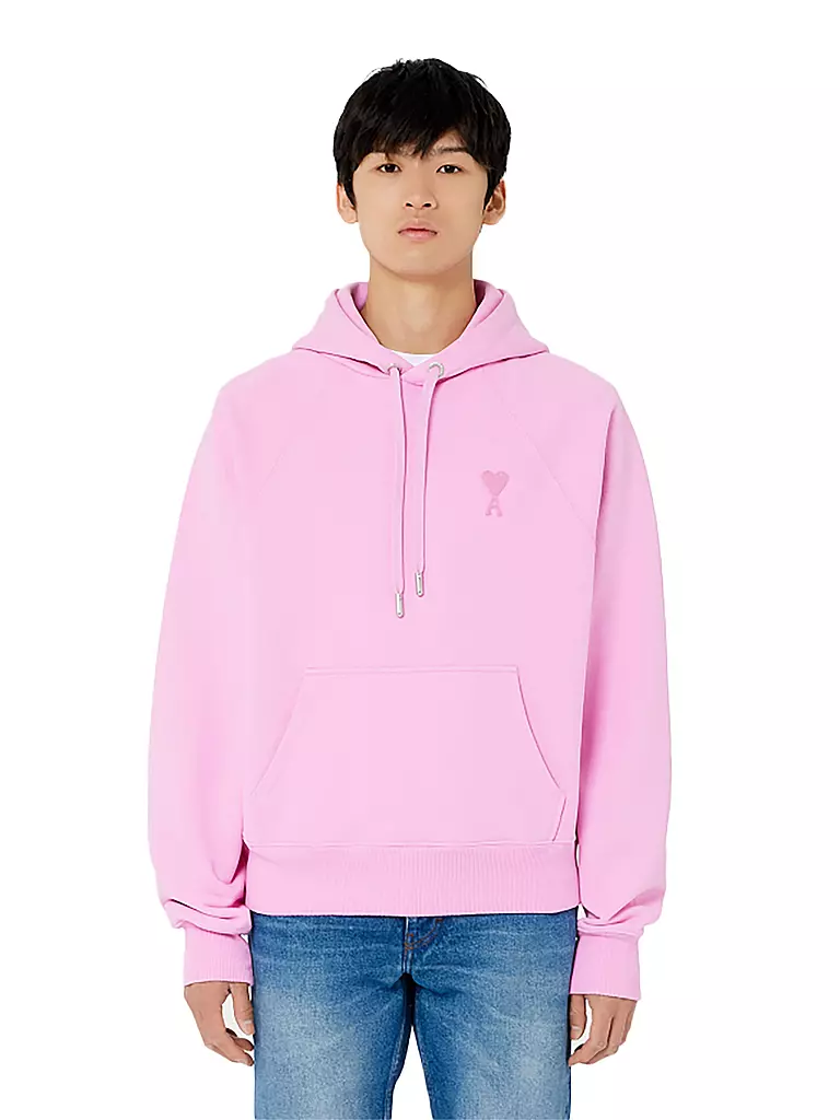 AMI PARIS Kapuzensweater Hoodie pink